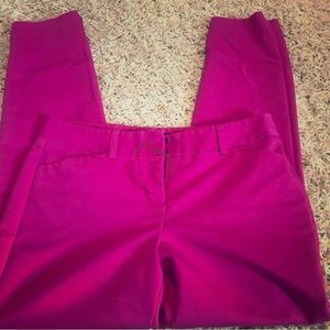 Express pink editor ankle pants size 2R